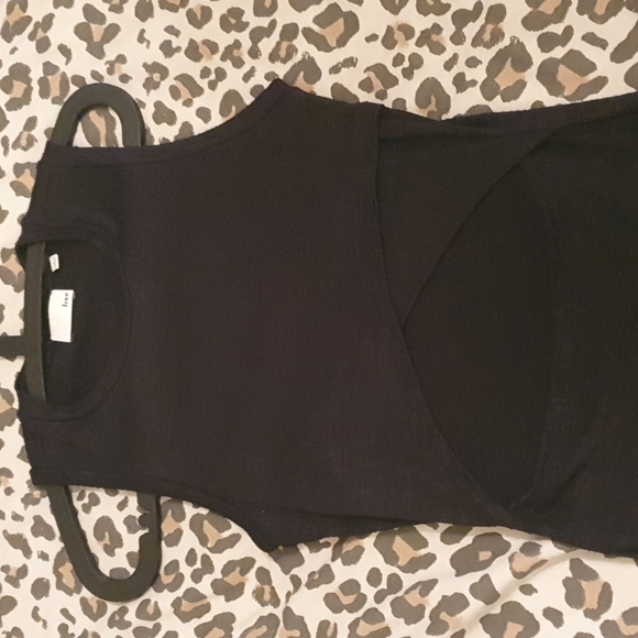 NWOT Aritzia Wilfred Free Black Elsa Cutout Dress size S - Picture 4 of 6